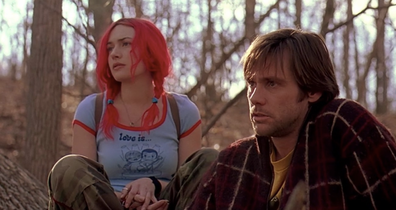 Clem (Kate Winslet) and Joel (Jim Carrey) in one of Joel’s memories.